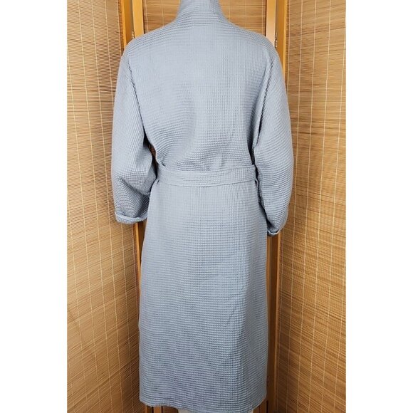 Hotel Spa Robe Waffle Weave HERS Egyptian Cotton Luxor Las Vegas Full Length OS - Picture 7 of 10